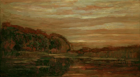 Abendlandschaft am Gein